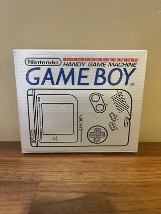 Nintendo Game Boy FAT Reshelled Viola/Arancio