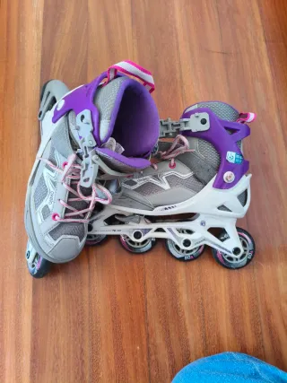 Patines en línea niña talla ajustable.