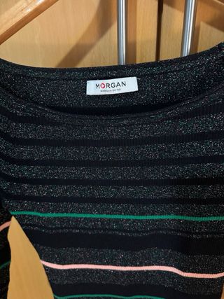 Jersey Morgan Rayas Lentejuelas