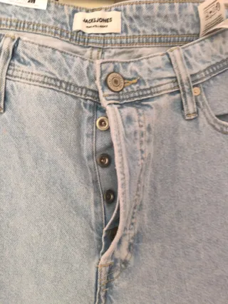 Pantalón Baggy Jack & Jones Azul W34 L32