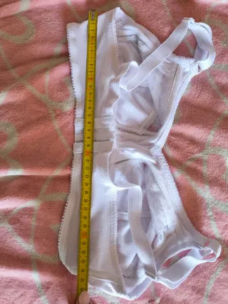 Reggiseno vintage pizzo senza ferretto, cotone