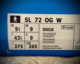 Zapatillas Adidas SL72 OG W Marrón/Blanco 43,5