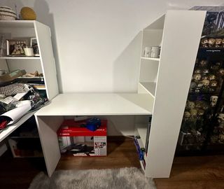 Escritorio blanco madera