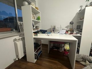 Escritorio blanco madera