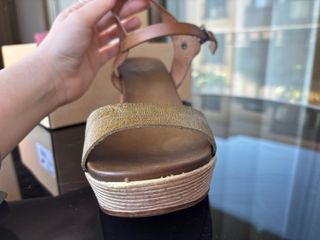 Sandalias Porronet Cuña Piel