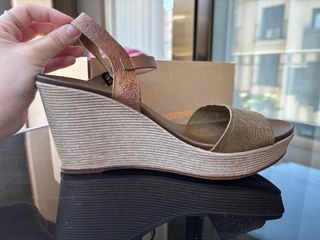 Sandalias Porronet Cuña Piel
