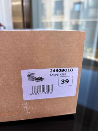 Sandalias Porronet Cuña Piel