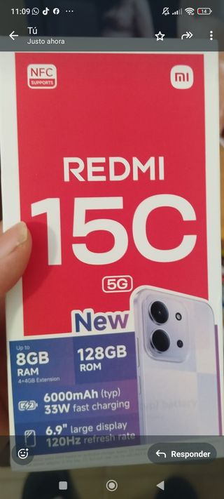 Xiaomi Redmi 15C 128GB 8 GB RAM precintado