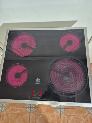 Placa vitrocerámica Balay 4 fuegos