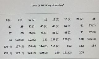 Cromos Tarta de Fresa Panini