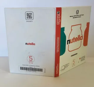 Trittico 5 Euro Argento 2021 Nutella Ferrero