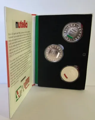 Trittico 5 Euro Argento 2021 Nutella Ferrero