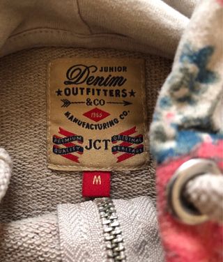 Felpa con cappuccio e stampa floreale