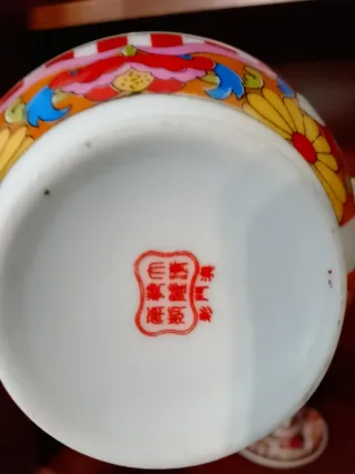Conjunto de cerámica china