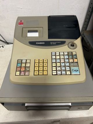 Caja Registradora Electrónica CASIO TE-100