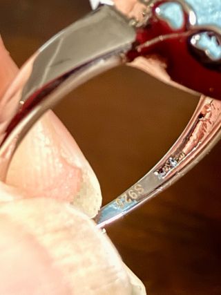 Anillo Plata 925 Aguamarina Natural Ajustable