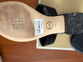 Sandalias Michael Kors Talla 36 Negras y Doradas