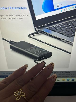 Caricatore USB C 165W