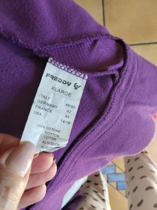 Felpa Freddy Viola con Zip