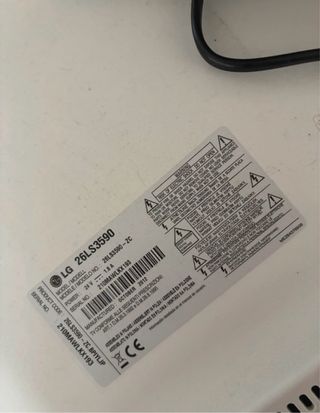 TV LG 26 pollici bianco