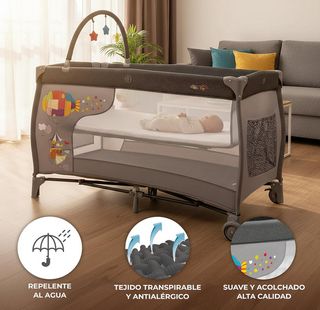 Cuna de viaje Asalvo con doble altura