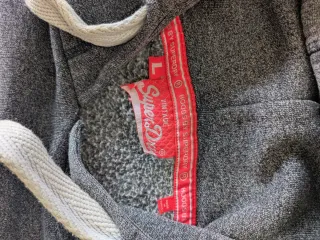 Sudadera Superdry Gris Talla L