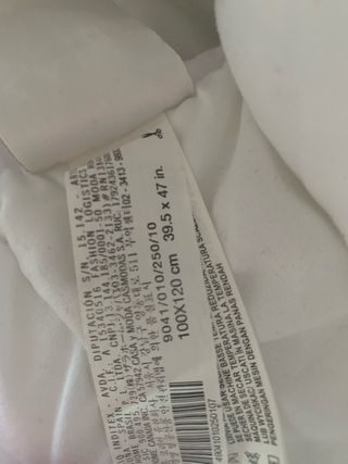 Edredón Cuna Blanco
