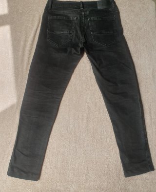 Jeans biker neri taglia L