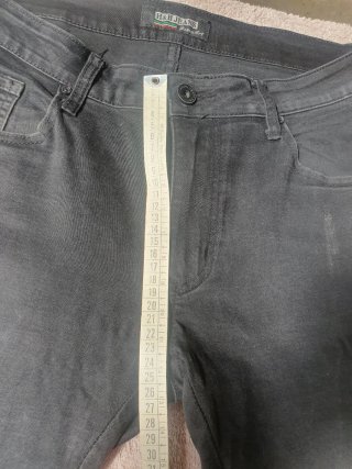 Jeans biker neri taglia L