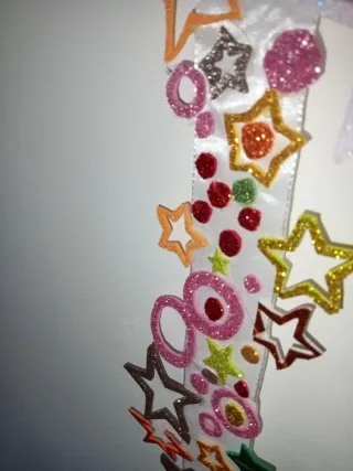 Originale GHIRLANDA Handmade Stelle Brillanti