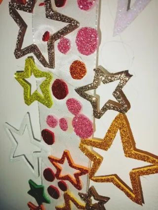 Originale GHIRLANDA Handmade Stelle Brillanti