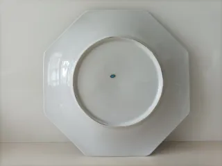 Bandeja porcelana japonesa pavos reales