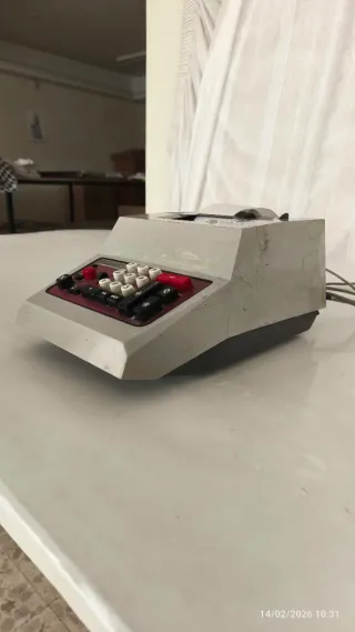 Calculadora Mecánica Impresora Olivetti