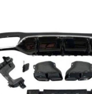 Difusor Trasero Mercedes W213 4 puertas look AMG E