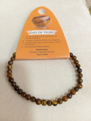 Pulsera Ojo de Tigre - 4 mm