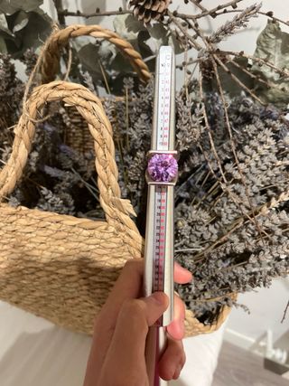 Anillo Plata Amatista Talla 54 (14 talla española)