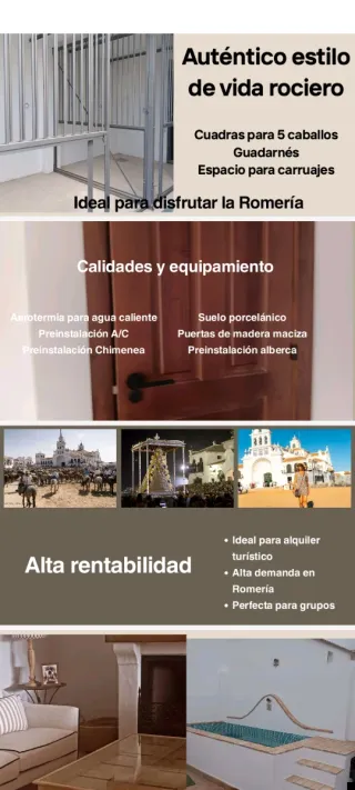 El ROCIÓ GRAN CASA A ESTRENAR 7 DORMITORIOS