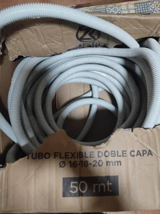 Tubo flexible doble capa