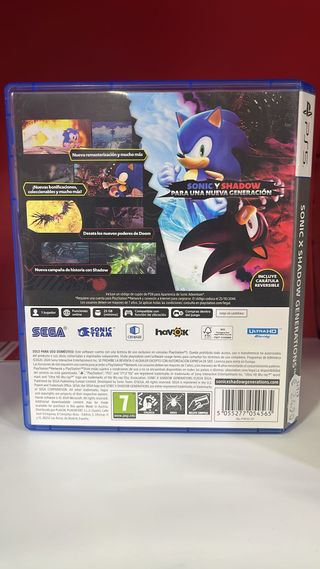Sonic & Shadow Generations PS5 - Day One Edition