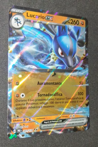 Lotto 40 carte Pokémon + Riolu + Lucario Ex