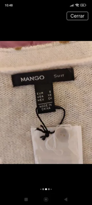 Rebeca con etiqueta - Talla única