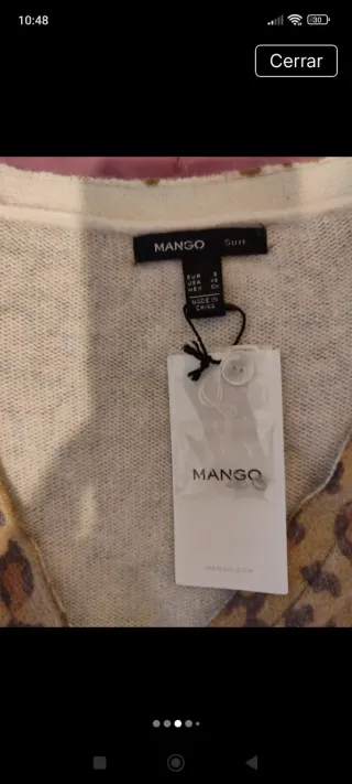 Rebeca con etiqueta - Talla única