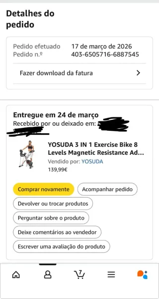 Bicicleta Estática Yosuda