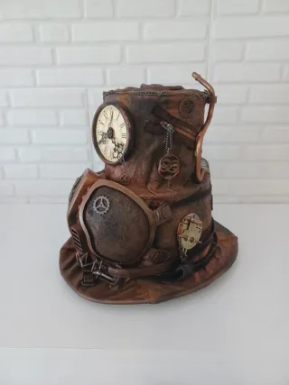 Sombrero Steampunk con Reloj