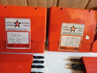 Brocas HSS 5.80 mm (10 uds.)para tornillos de 6