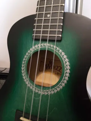 Ukelele WINZZ Verde Nuevo con Accesorios
