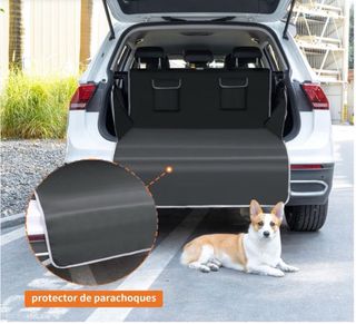 Funda coche para perros con dos cinturones