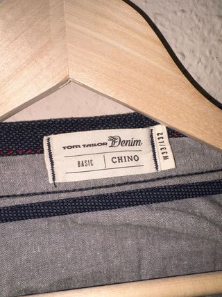 Pantalón Chino Tom Tailor Denim Azul