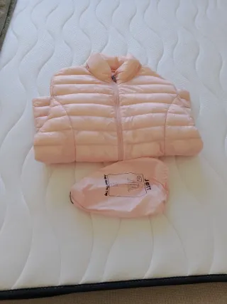 Plumífero Jott Rosa Talla XL con funda