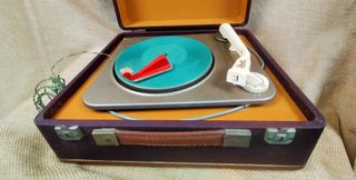 Tocadiscos Dual Antiguo Maletín